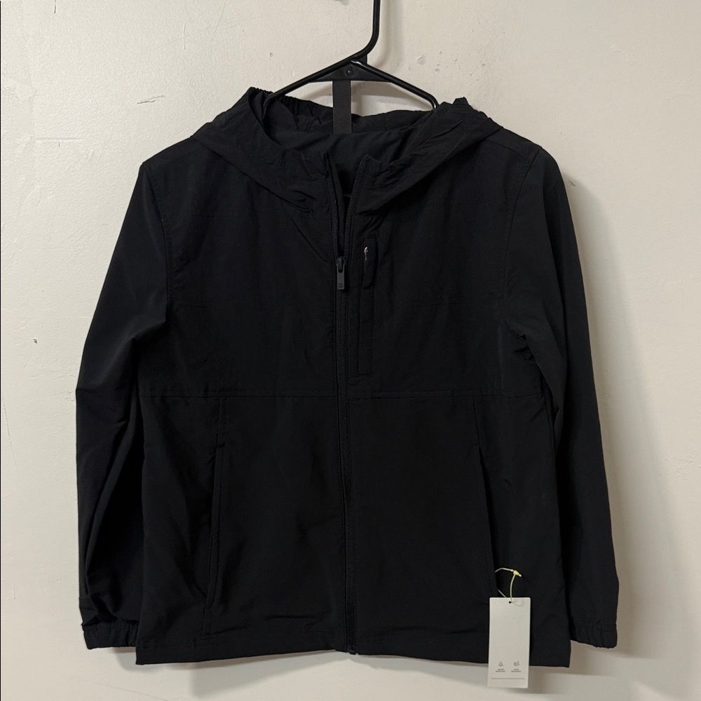 All in Motion Men's Black Windbreaker Jacket